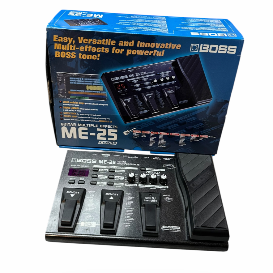 Pre-owned Boss ME-25 Guitar Multi Effects Pedal - Own4Less